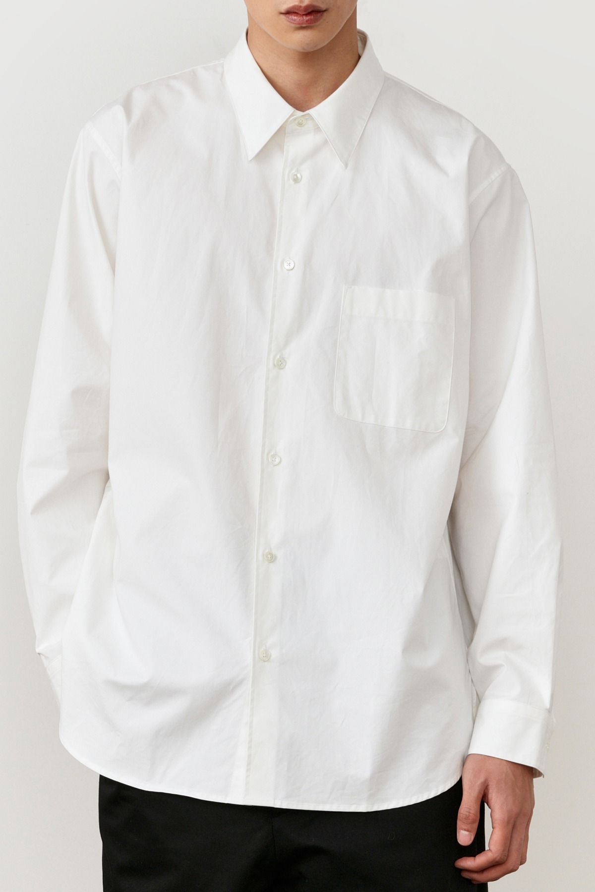 [Restock] IDR Everyday Shirt (Supima)_WHITE
